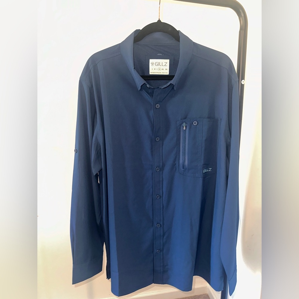Gillz Performance Button Down Shirt Men’s Size XLarge